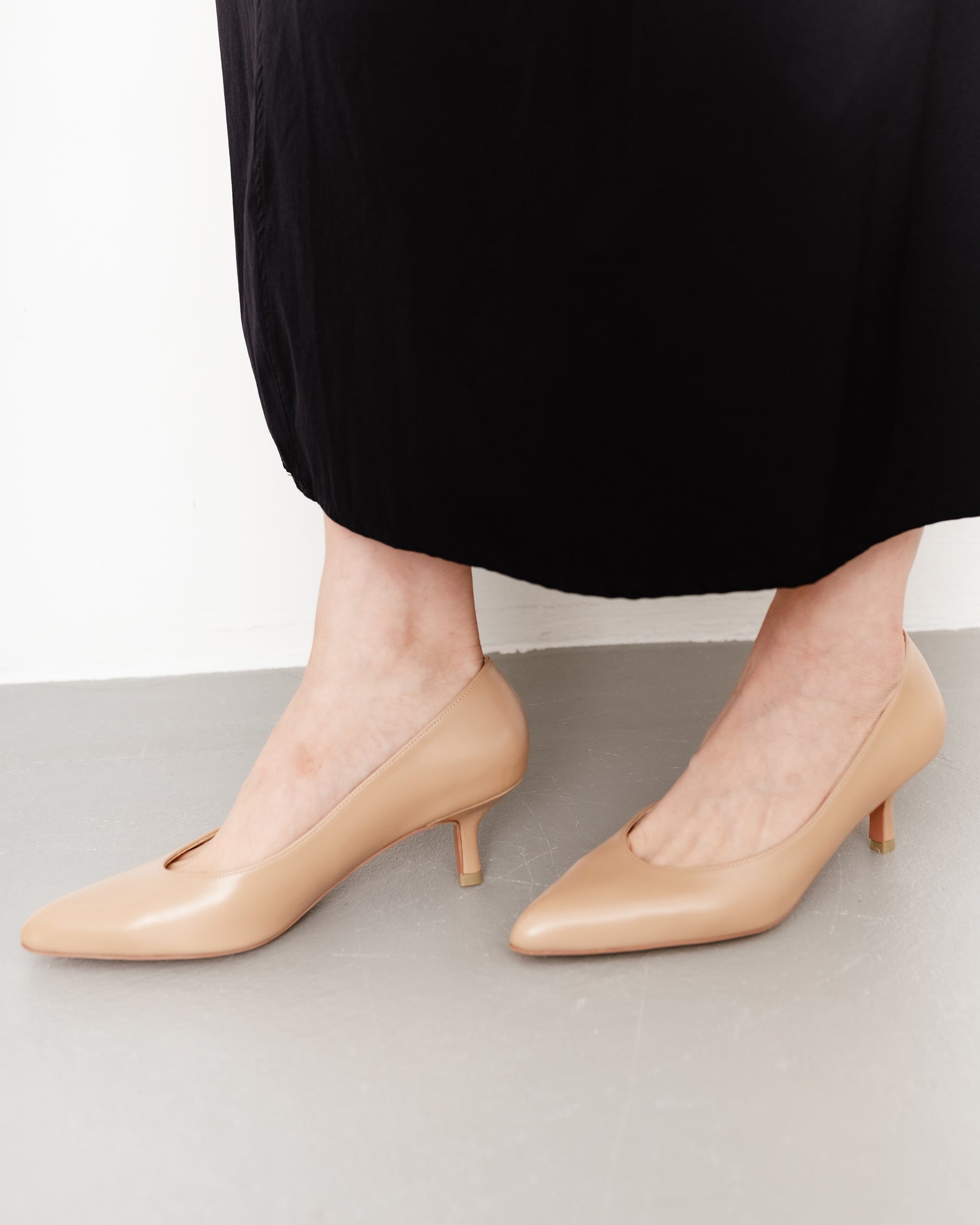 Nova Covered Pump Heels (Nude)